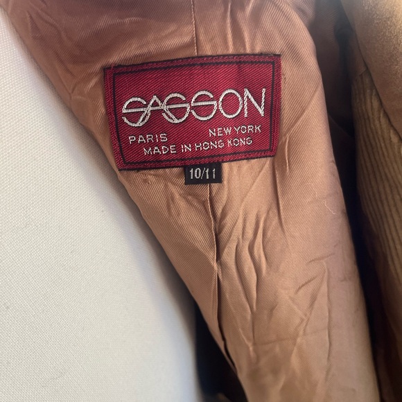 Sasson Jeans Tan Corduroy Blazer - Picture 6 of 6